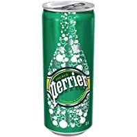 Los mejores  - Perrier Sparkling Agua Mineral Natural 33cl Delgado Can (Pack de 24 x 330 ml)